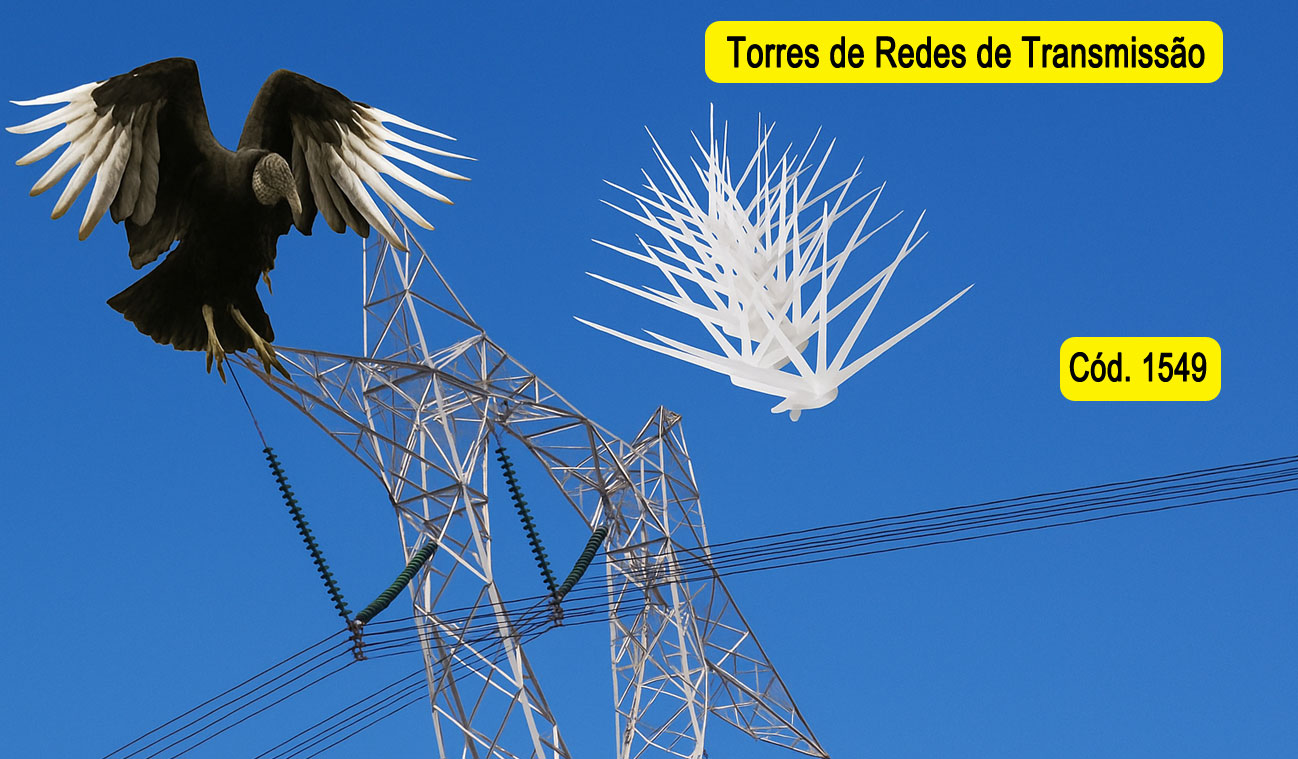 Repelente para aves intrusas